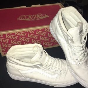 Vans white high tops